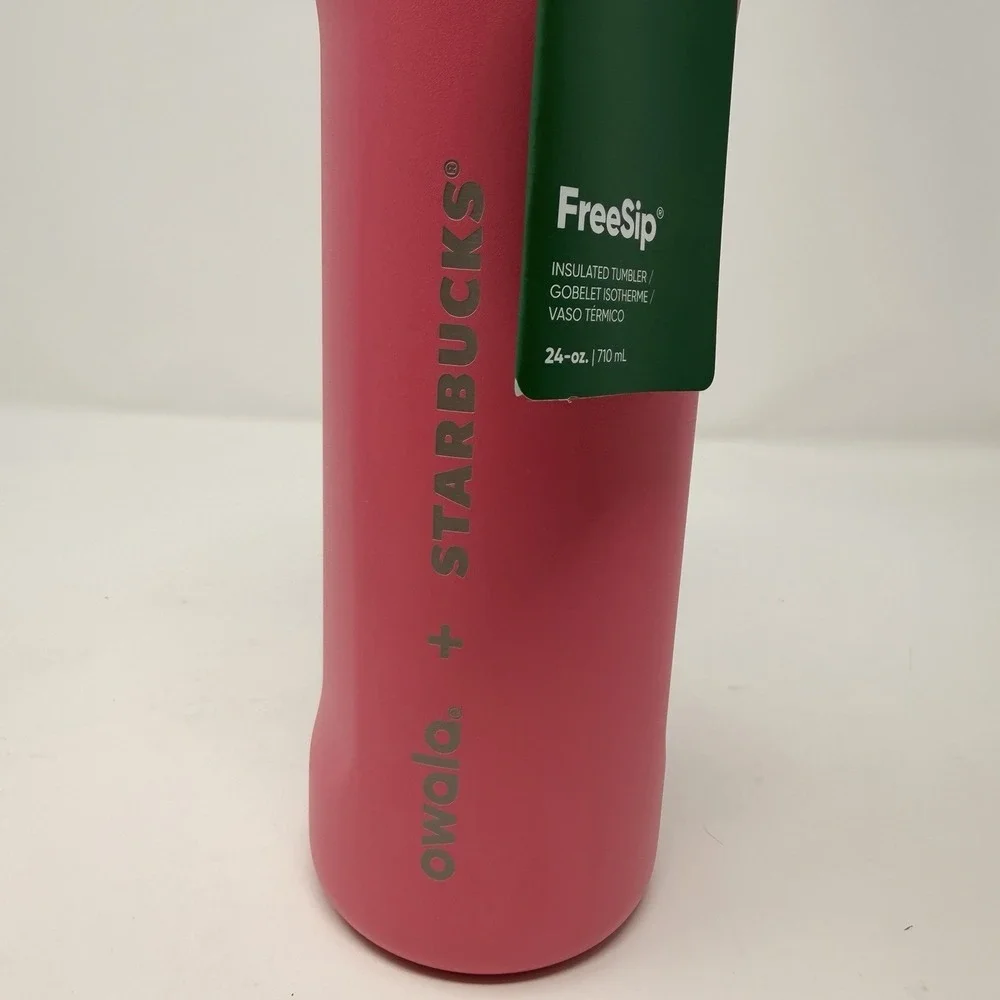 Starbucks x Owala FreeSip 2026 Pink Drink Limited Edition 24oz Tumbler NWT